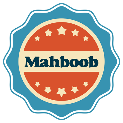Mahboob labels logo