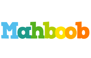 Mahboob rainbows logo