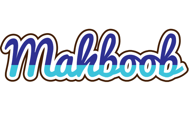 Mahboob raining logo