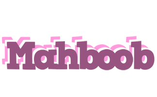 Mahboob relaxing logo