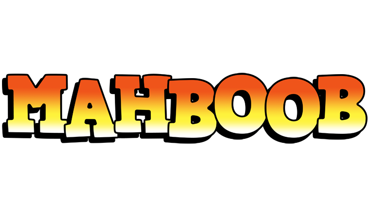 Mahboob sunset logo