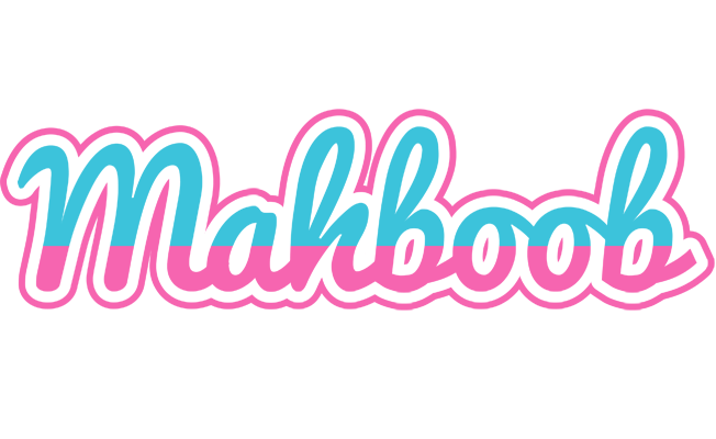 Mahboob woman logo