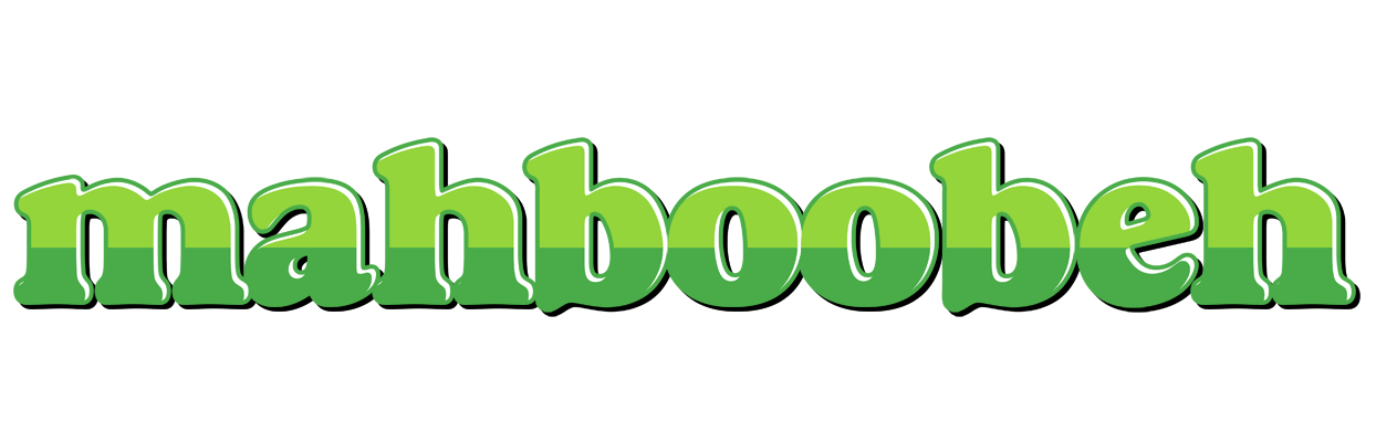 Mahboobeh apple logo