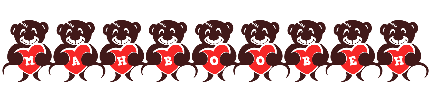 Mahboobeh bear logo