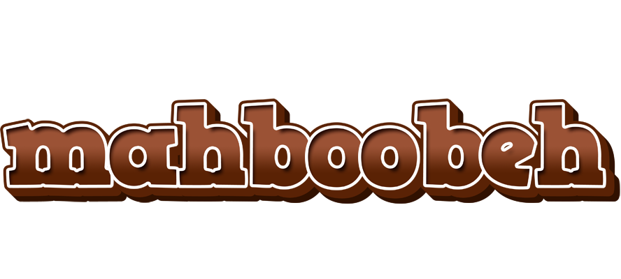 Mahboobeh brownie logo