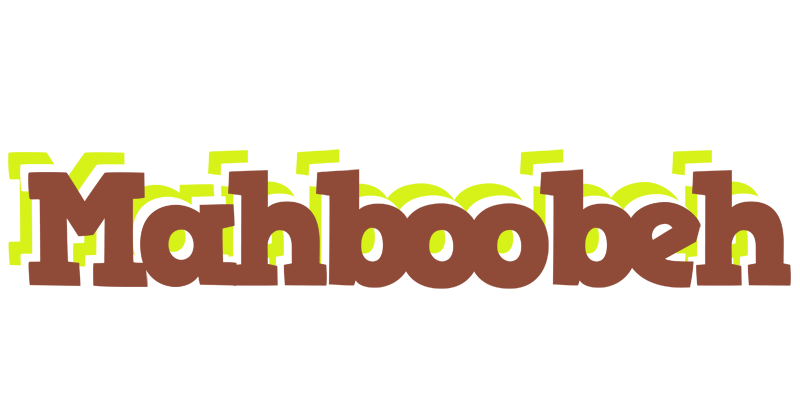 Mahboobeh caffeebar logo