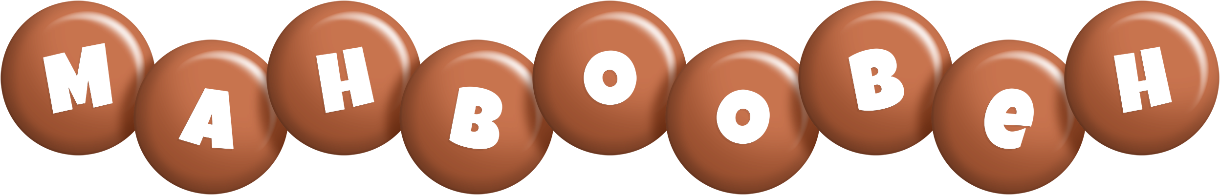 Mahboobeh candy-brown logo