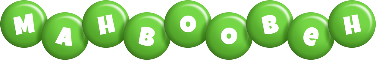 Mahboobeh candy-green logo
