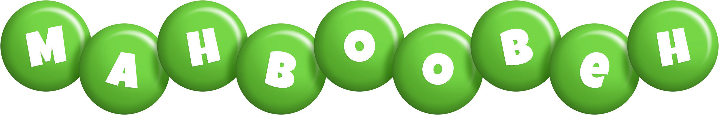 Mahboobeh candy-green logo