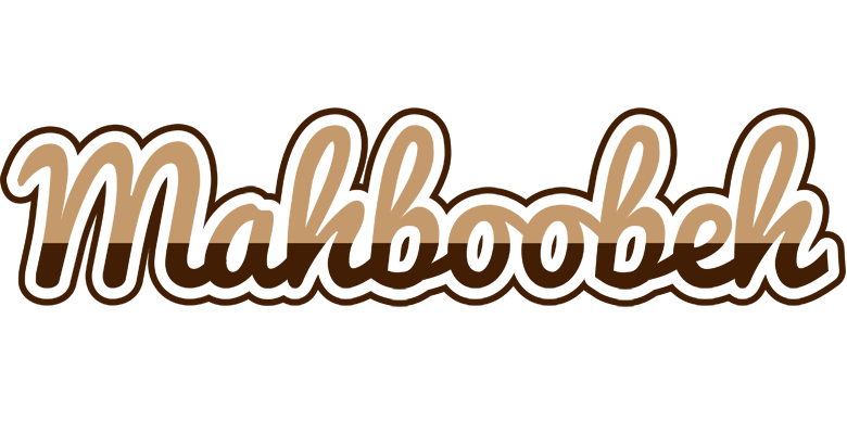 Mahboobeh exclusive logo