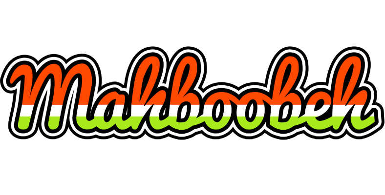 Mahboobeh exotic logo