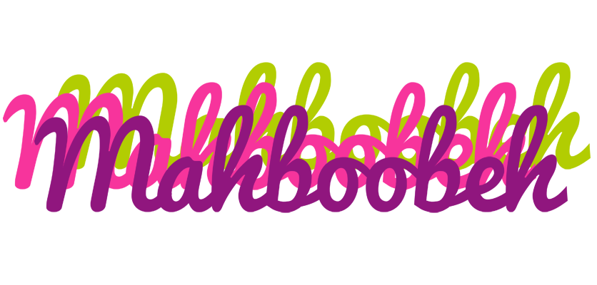 Mahboobeh flowers logo