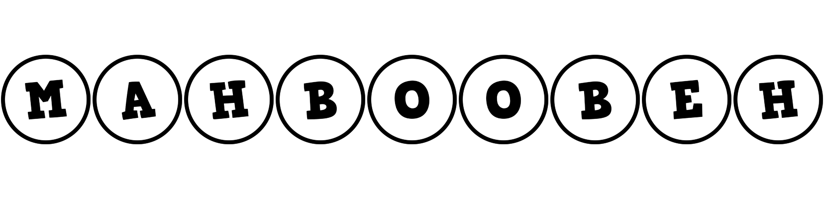 Mahboobeh handy logo