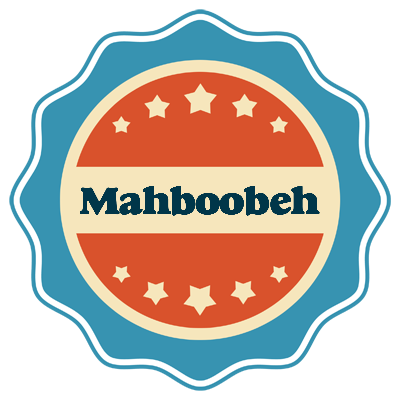 Mahboobeh labels logo