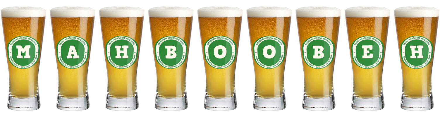 Mahboobeh lager logo