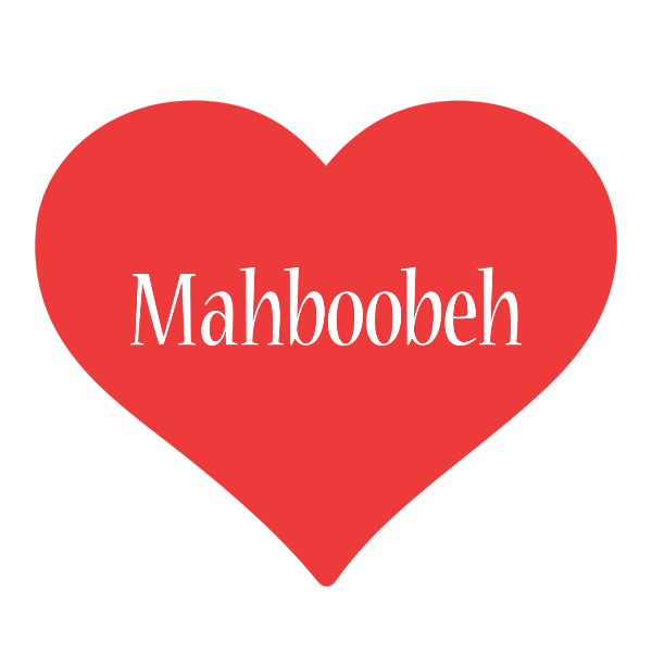 Mahboobeh love logo