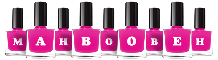 Mahboobeh nails logo