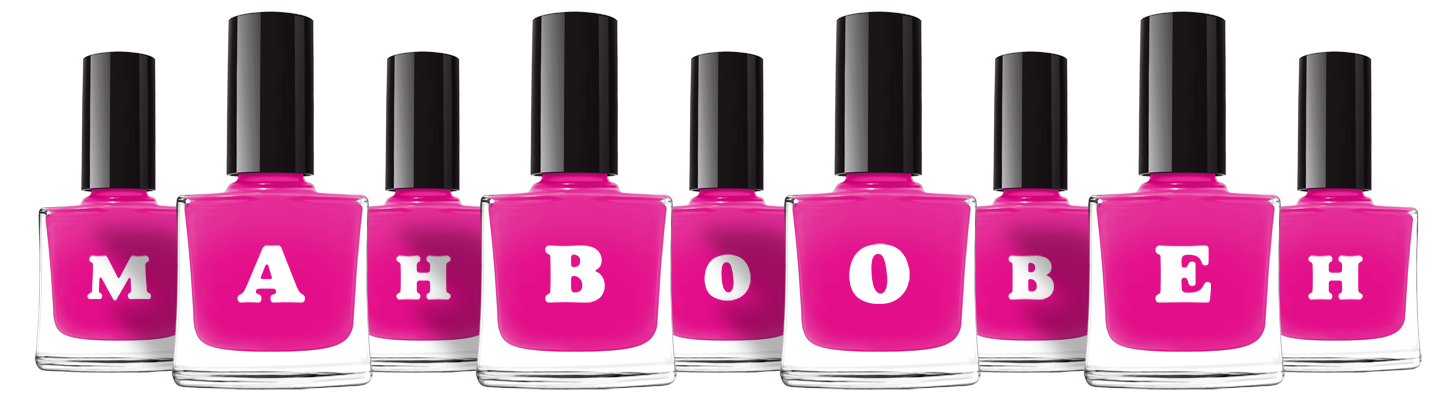 Mahboobeh nails logo