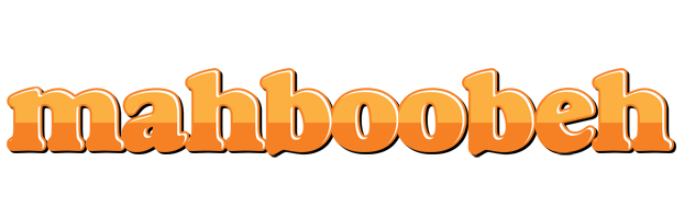 Mahboobeh orange logo