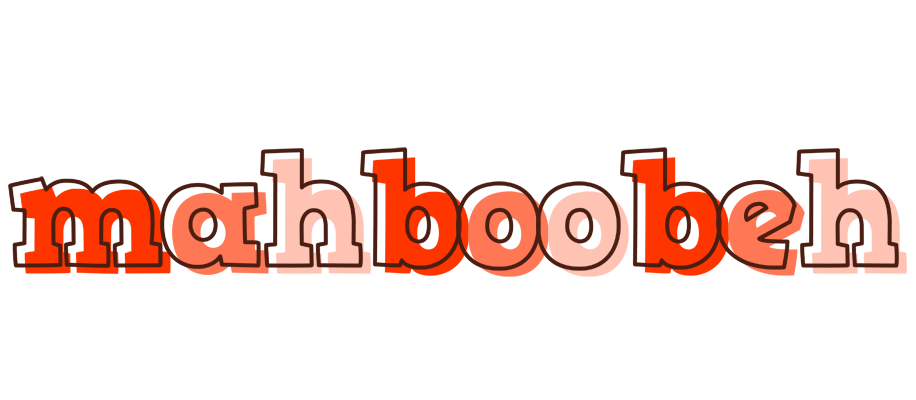 Mahboobeh paint logo