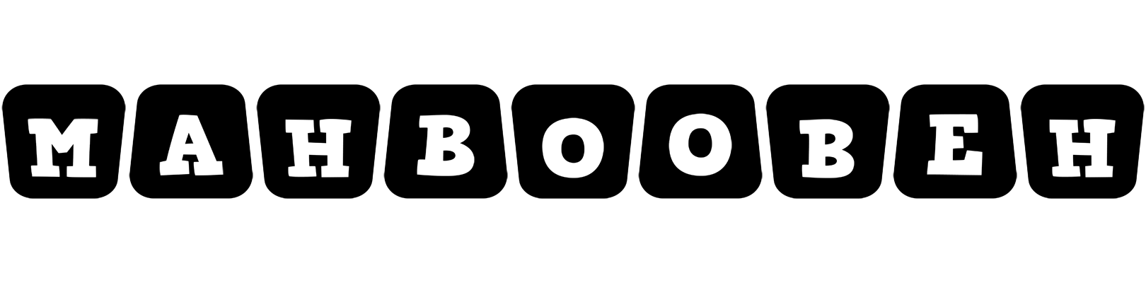 Mahboobeh racing logo