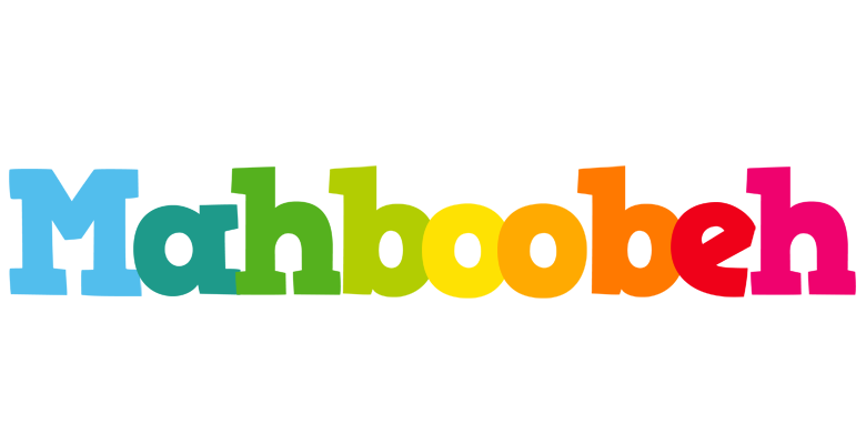 Mahboobeh rainbows logo