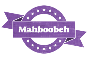 Mahboobeh royal logo