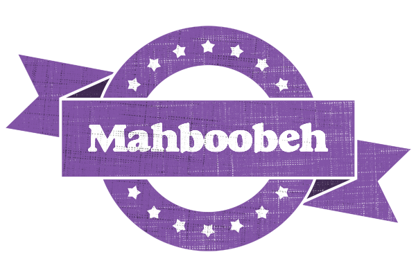Mahboobeh royal logo