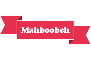 Mahboobeh sale logo