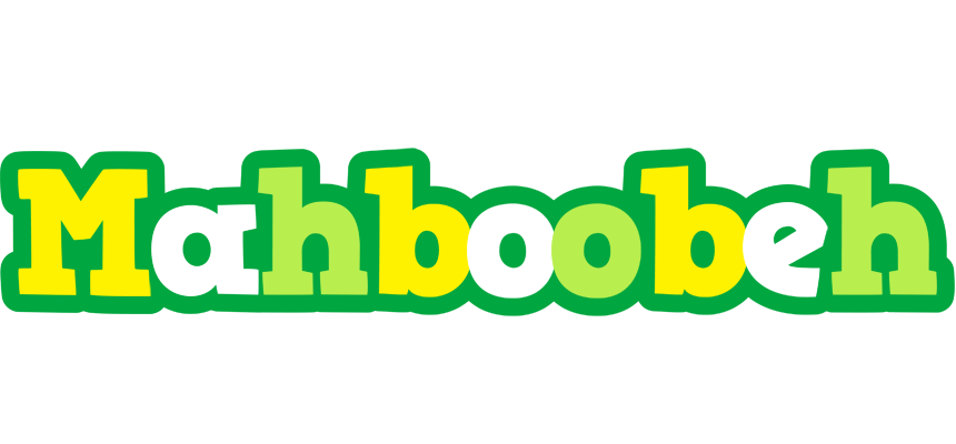 Mahboobeh soccer logo
