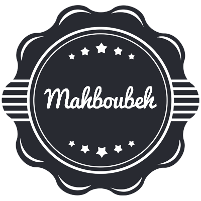 Mahboubeh badge logo