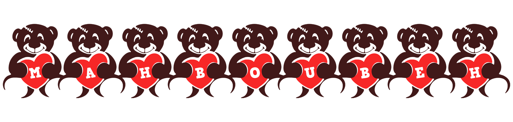 Mahboubeh bear logo