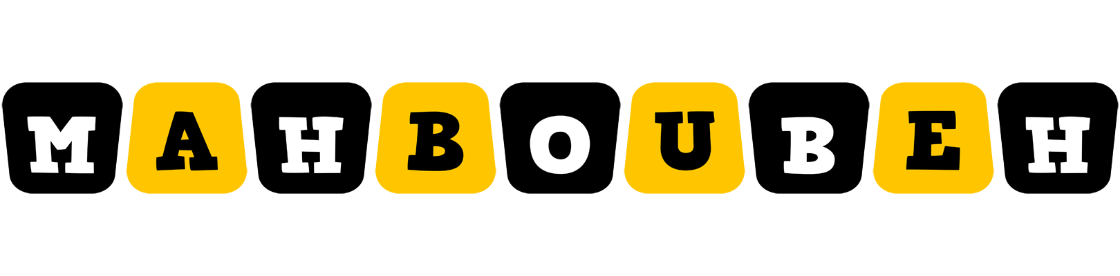 Mahboubeh boots logo