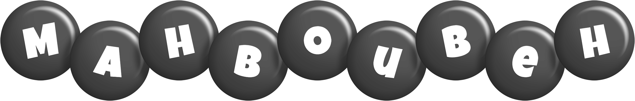 Mahboubeh candy-black logo