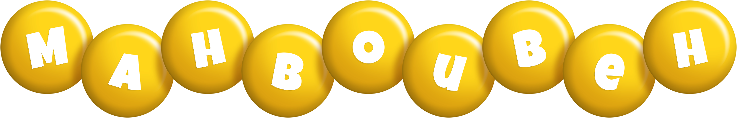 Mahboubeh candy-yellow logo