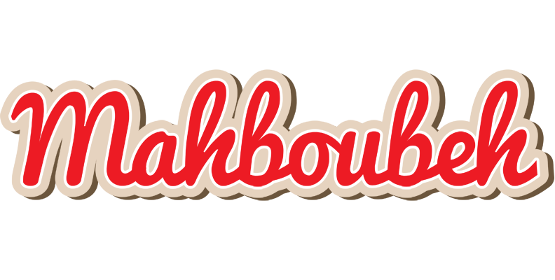 Mahboubeh chocolate logo