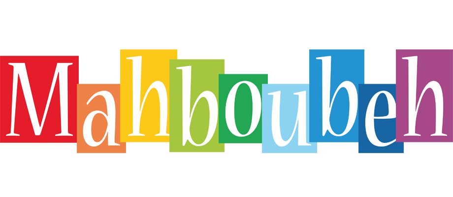 Mahboubeh colors logo