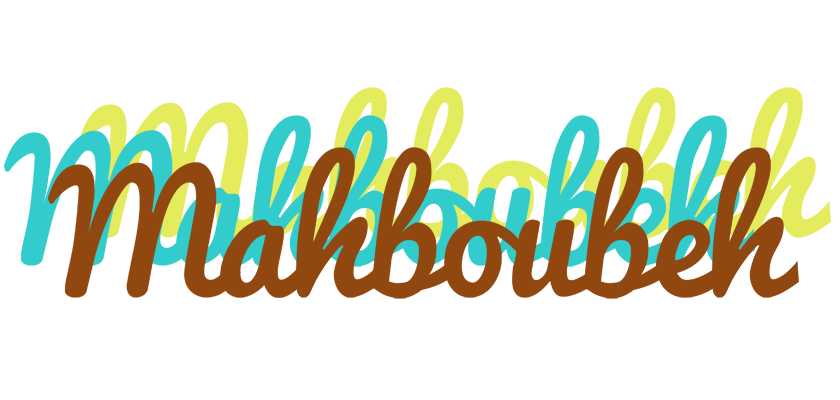 Mahboubeh cupcake logo