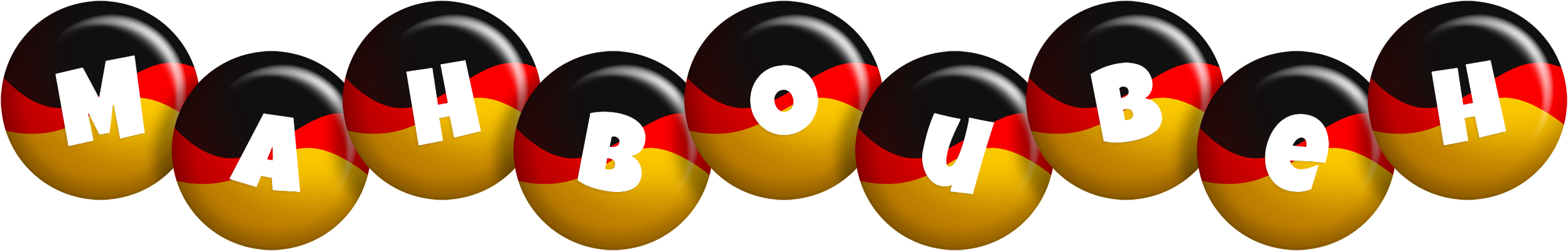 Mahboubeh german logo