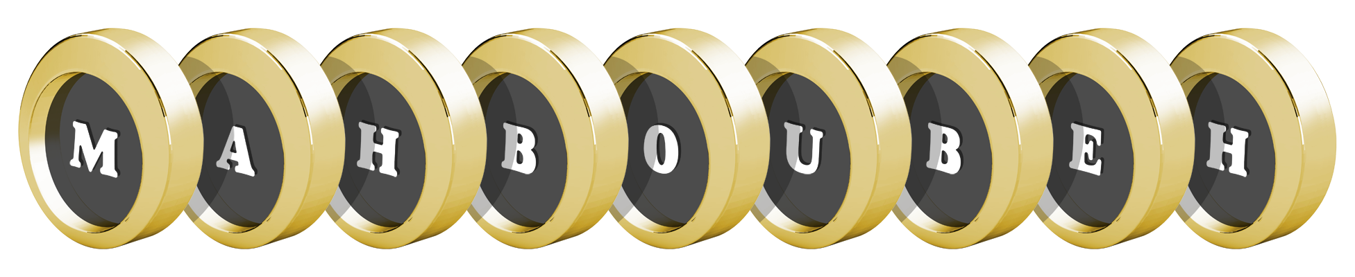 Mahboubeh gold logo