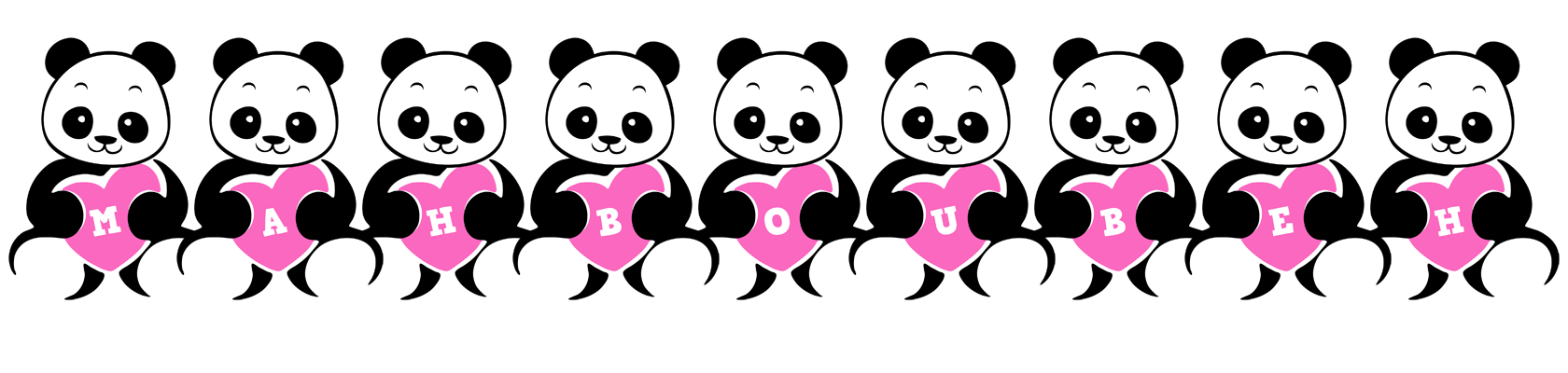 Mahboubeh love-panda logo