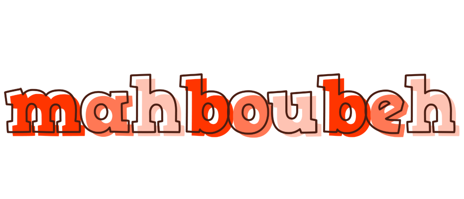 Mahboubeh paint logo