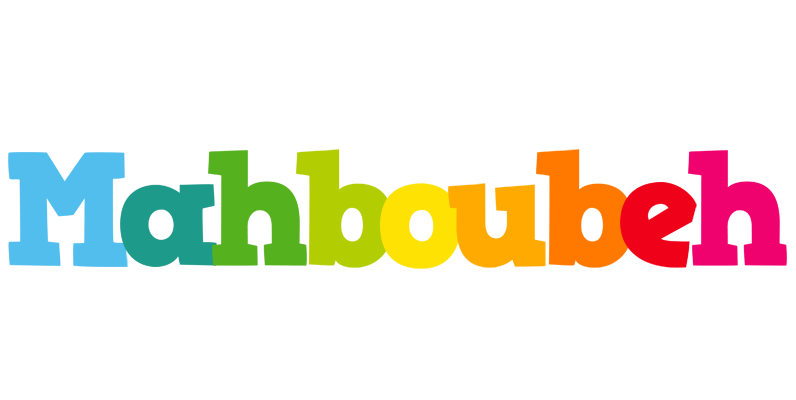 Mahboubeh rainbows logo