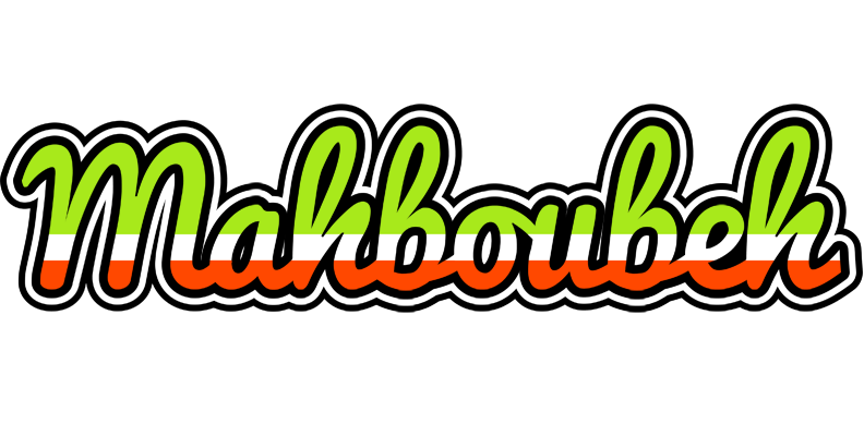 Mahboubeh superfun logo