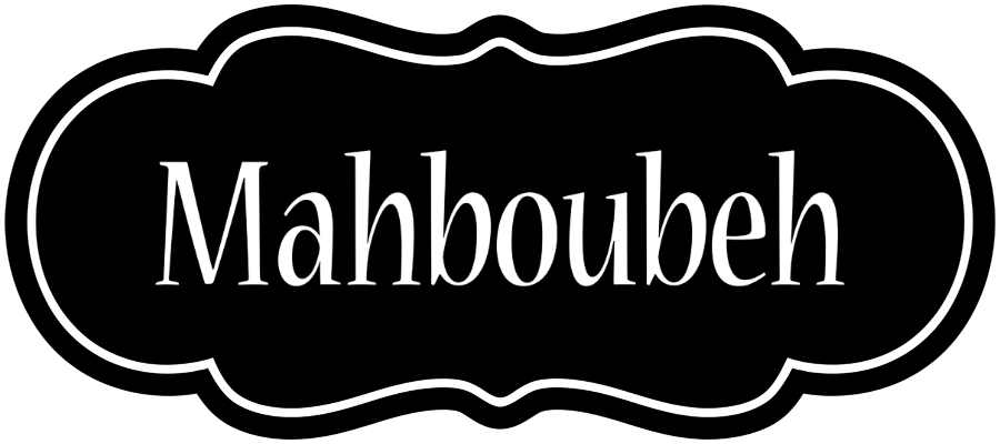 Mahboubeh welcome logo