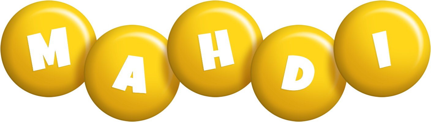 Mahdi candy-yellow logo
