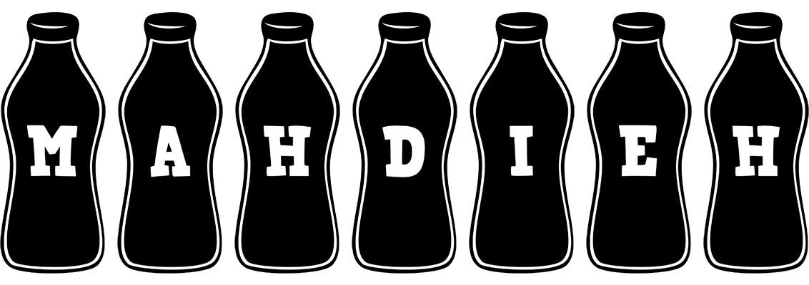 Mahdieh bottle logo