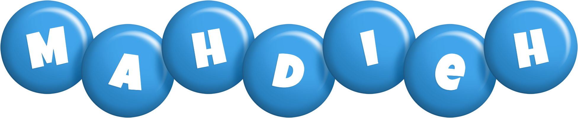 Mahdieh candy-blue logo