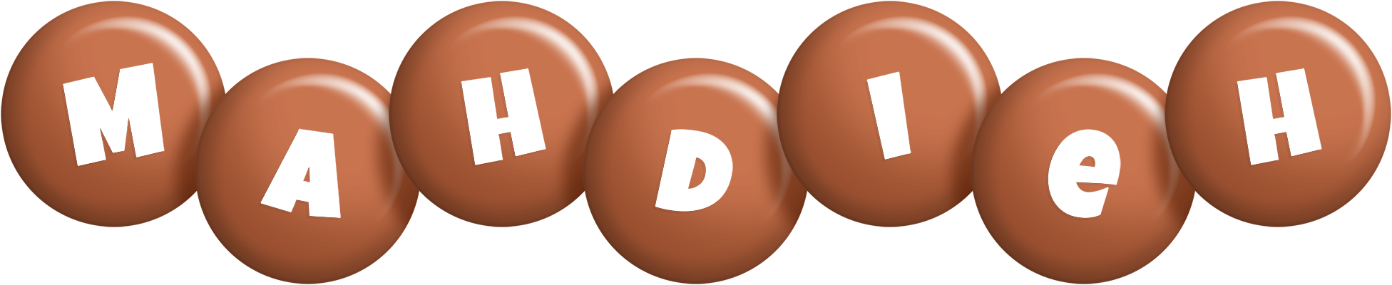 Mahdieh candy-brown logo