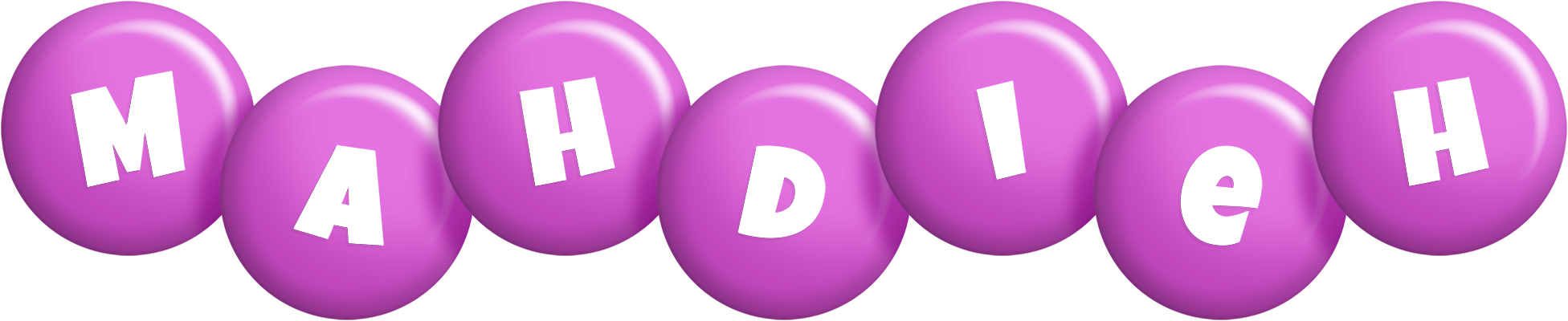 Mahdieh candy-purple logo